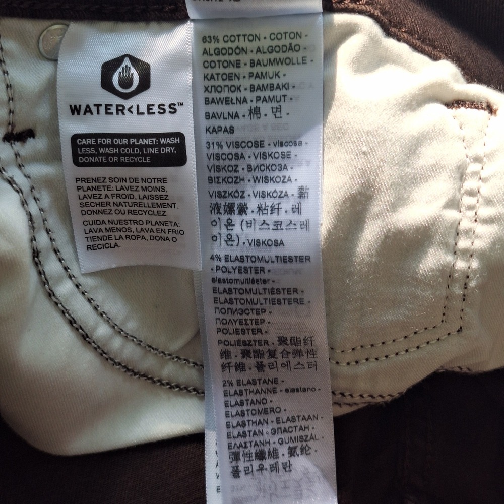Retro Jeans Grunge Quiet Luxury Minimalist Brown Levis 314 Shaping Straight 28 - Picture 6 of 16
